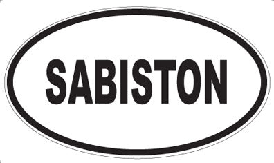 SABISTON - Oval Magnet