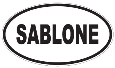 SABLONE - Oval Magnet
