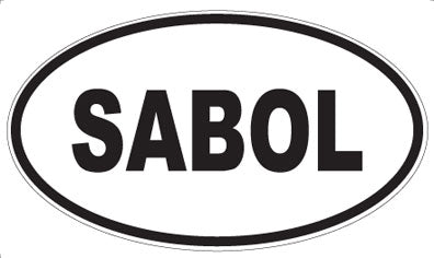 SABOL - Oval Sticker