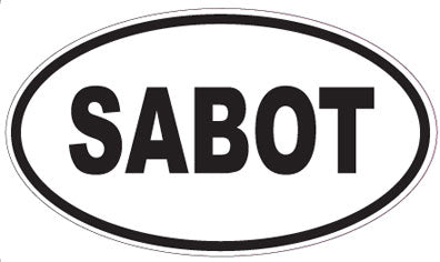 SABOT - Oval Magnet
