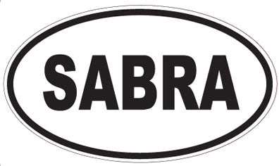 SABRA - Oval Magnet
