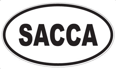 SACCA - Oval Sticker