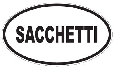 SACCHETTI - Oval Magnet