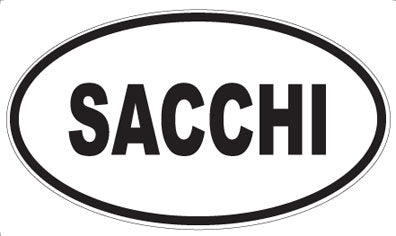 SACCHI - Oval Magnet