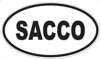 SACCO - Oval Sticker