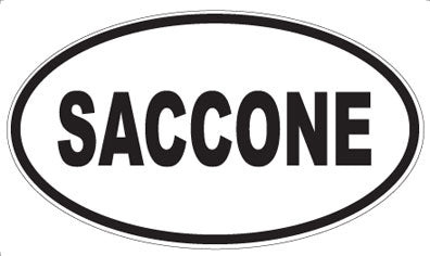 SACCONE - Oval Magnet