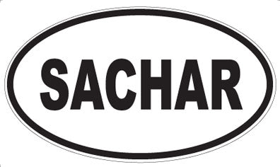 SACHAR - Oval Magnet