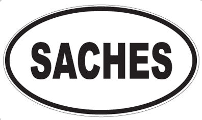 SACHES - Oval Magnet