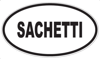 SACHETTI - Oval Magnet