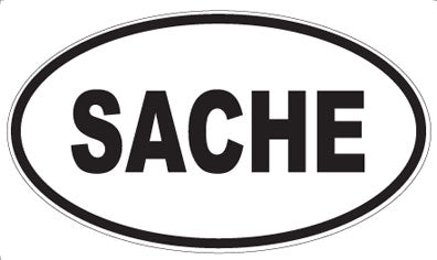 SACHE - Oval Magnet