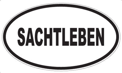 SACHTLEBEN - Oval Magnet