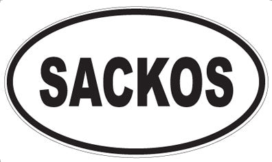 SACKOS - Oval Magnet