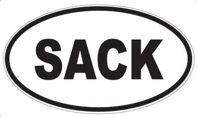 SACK - Oval Magnet