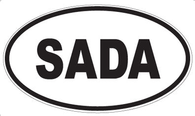 SADA - Oval Sticker