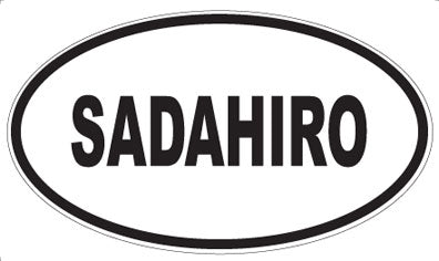SADAHIRO - Oval Sticker