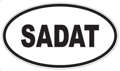 SADAT - Oval Magnet