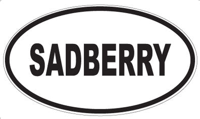 SADBERRY - Oval Magnet