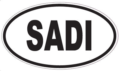 SADI - Oval Sticker