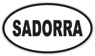 SADORRA - Oval Magnet