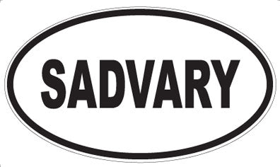 SADVARY - Oval Magnet