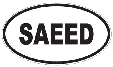 SAEED - Oval Magnet