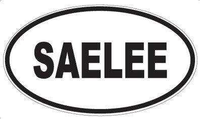 SAELEE - Oval Sticker