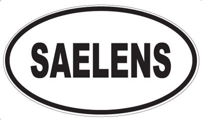 SAELENS - Oval Sticker