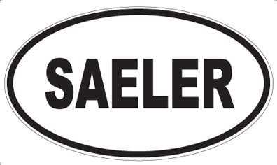 SAELER - Oval Magnet