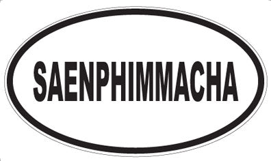 SAENPHIMMACHA - Oval Sticker
