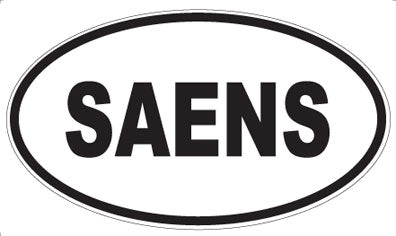 SAENS - Oval Magnet