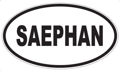 SAEPHAN - Oval Sticker