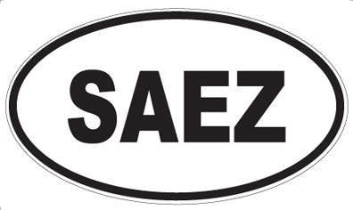 SAEZ - Oval Magnet