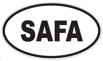 SAFA - Oval Magnet