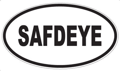 SAFDEYE - Oval Sticker