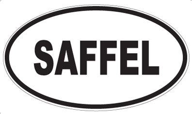 SAFFEL - Oval Magnet