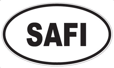 SAFI - Oval Magnet