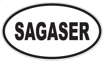 SAGASER - Oval Magnet