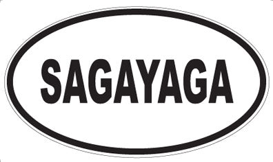 SAGAYAGA - Oval Sticker