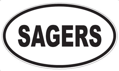 SAGERS - Oval Sticker
