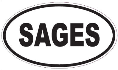 SAGES - Oval Sticker