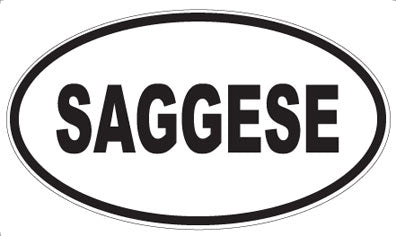 SAGGESE - Oval Magnet