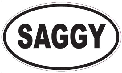 SAGGY - Oval Magnet