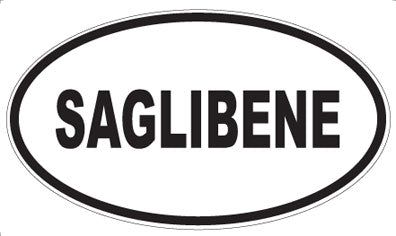 SAGLIBENE - Oval Sticker