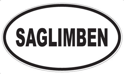 SAGLIMBEN - Oval Sticker