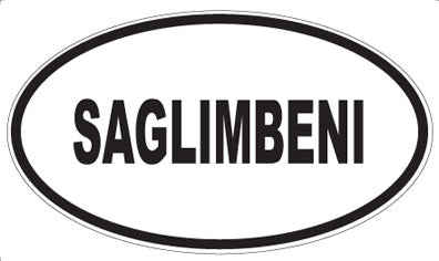 SAGLIMBENI - Oval Magnet
