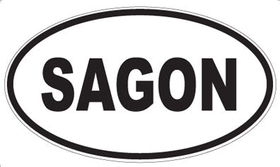 SAGON - Oval Magnet