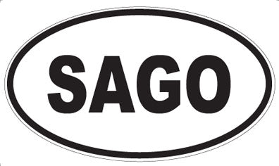 SAGO - Oval Magnet