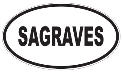 SAGRAVES - Oval Magnet