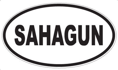 SAHAGUN - Oval Magnet