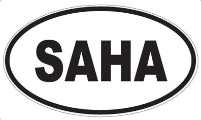 SAHA - Oval Magnet